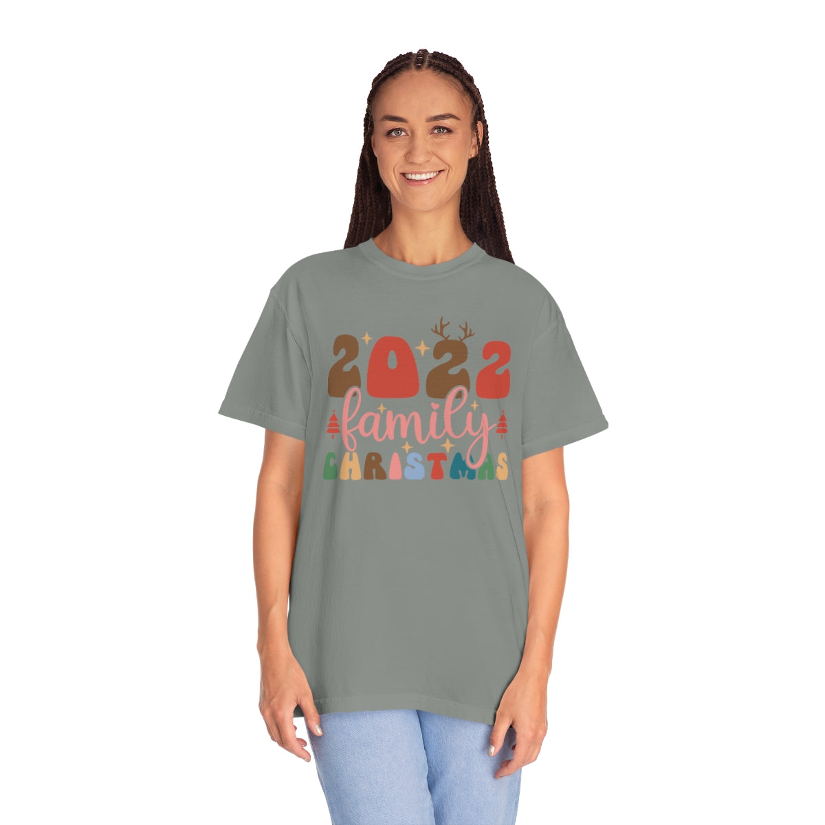 Family Christmas 2022 Reindeer Christmas TShirt