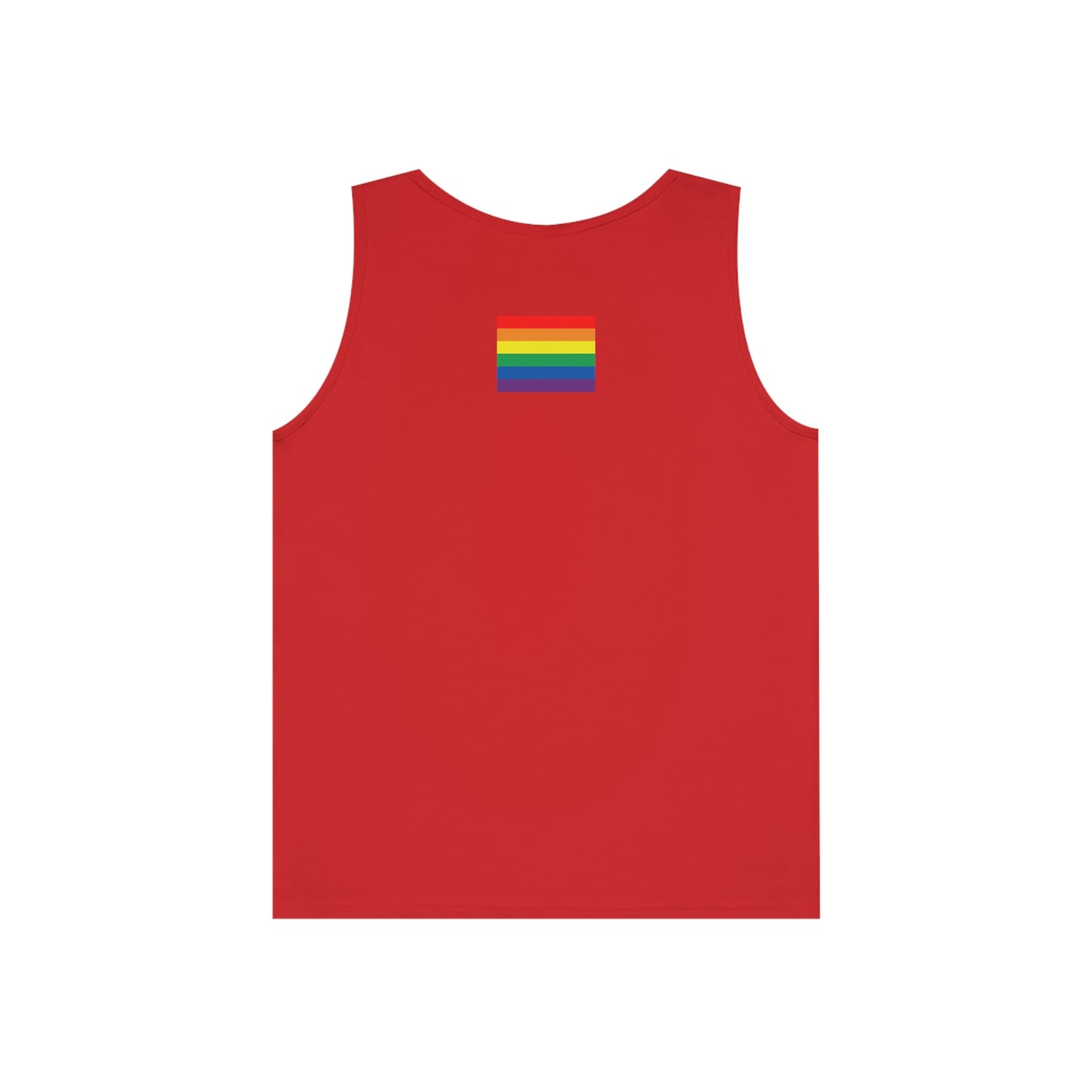 Anita Bryant Sucks Oranges Graffiti Style Font Two Sided Tank Top Gay Pride Flag