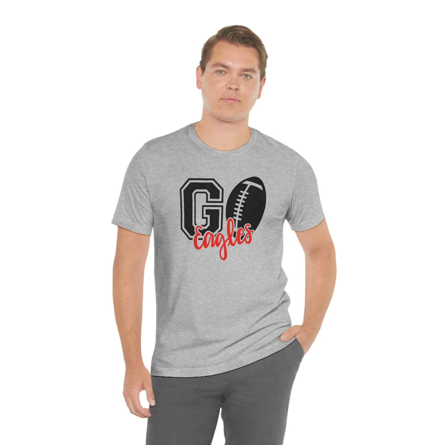 Go Eagles Super Bowl Football Short Sleeve Tshirt