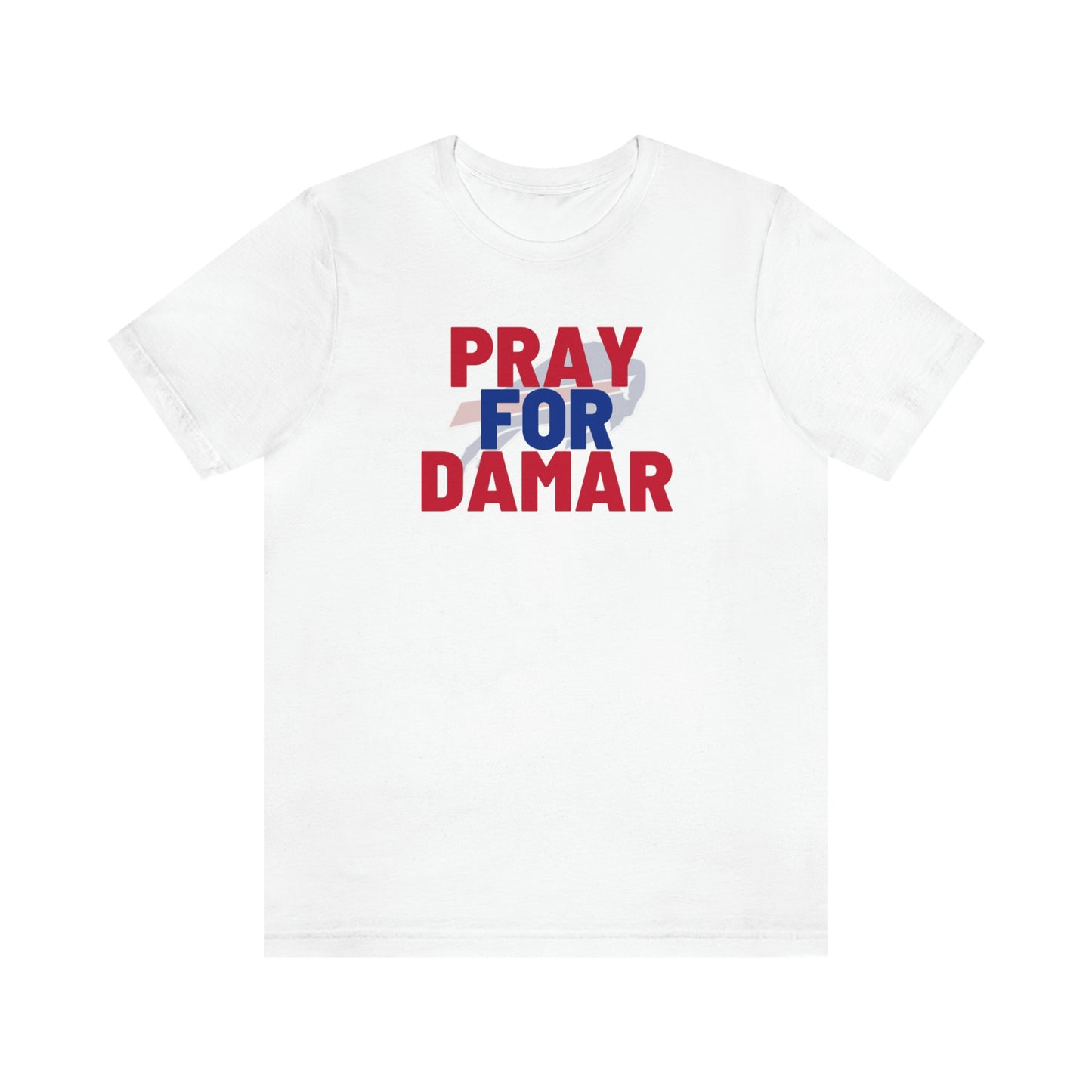 Pray for Damar Buffalo Bills Logo #3 Damar Hamlin Supporter Unisex Jersey Short Sleeve Tee