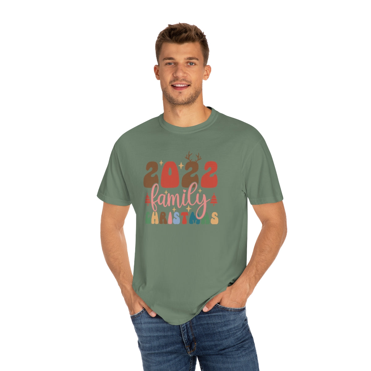 Family Christmas 2022 Reindeer Christmas TShirt