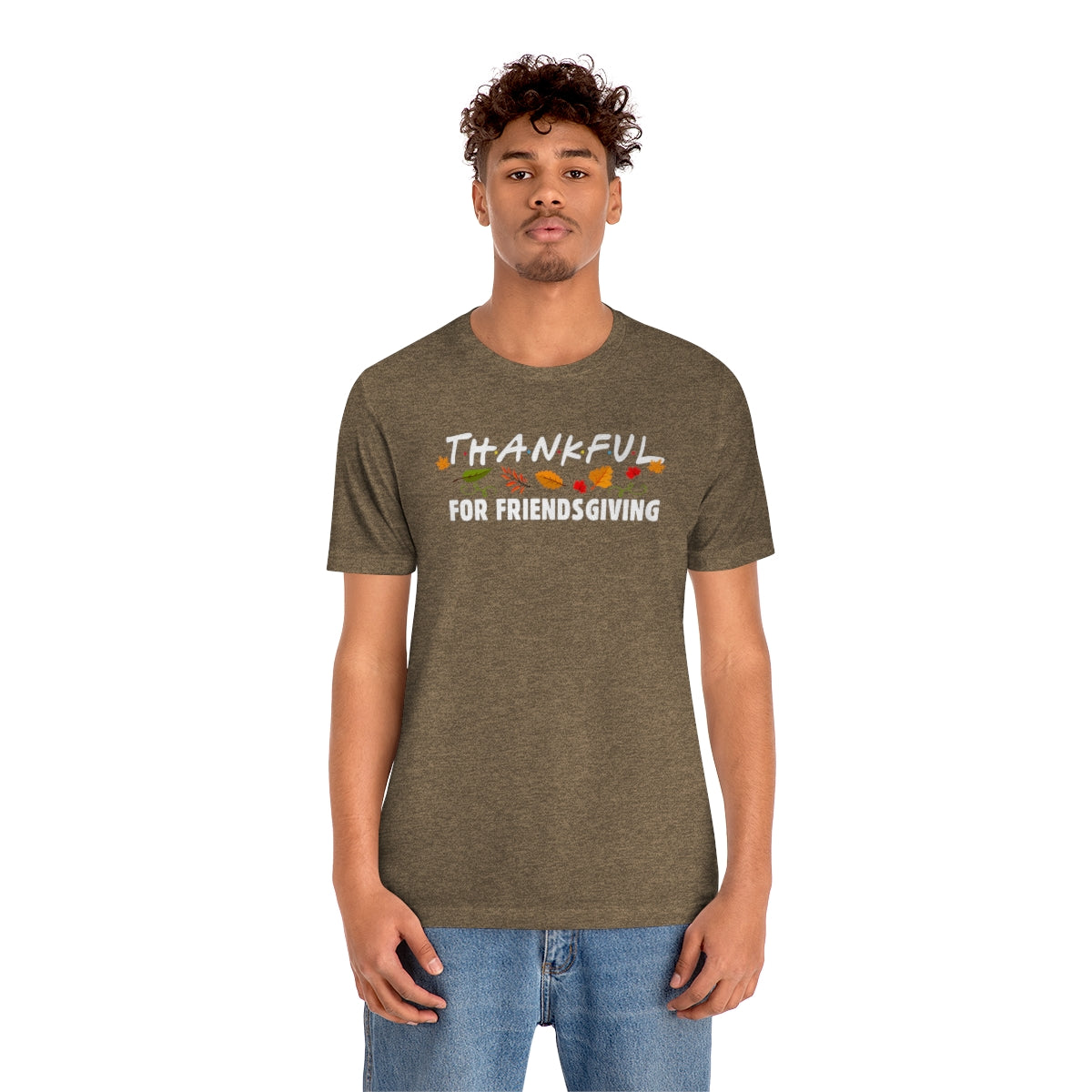 Thankful for Friendsgiving Friends Themed Thanksgiving Tshirt
