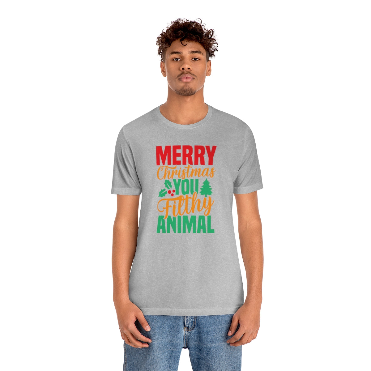 Merry Christmas You Filthy Animal Funny Christmas Tshirt