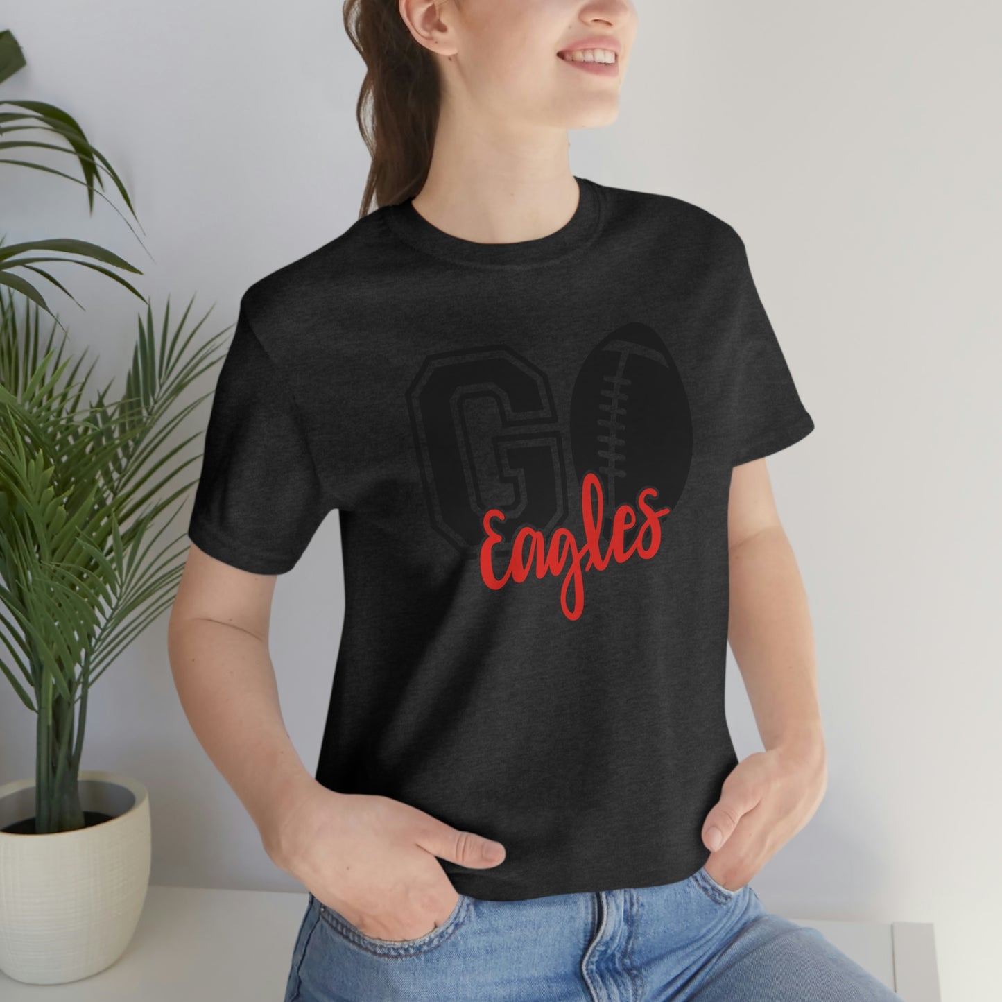 Go Eagles Super Bowl Football Short Sleeve Tshirt