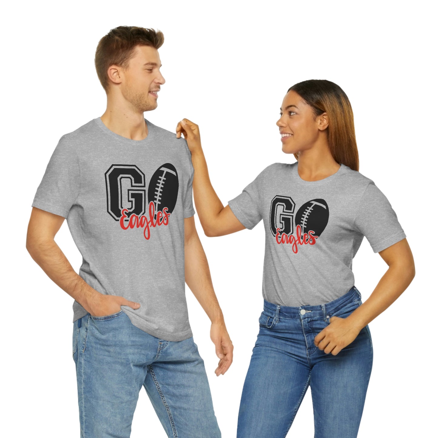Go Eagles Super Bowl Football Short Sleeve Tshirt