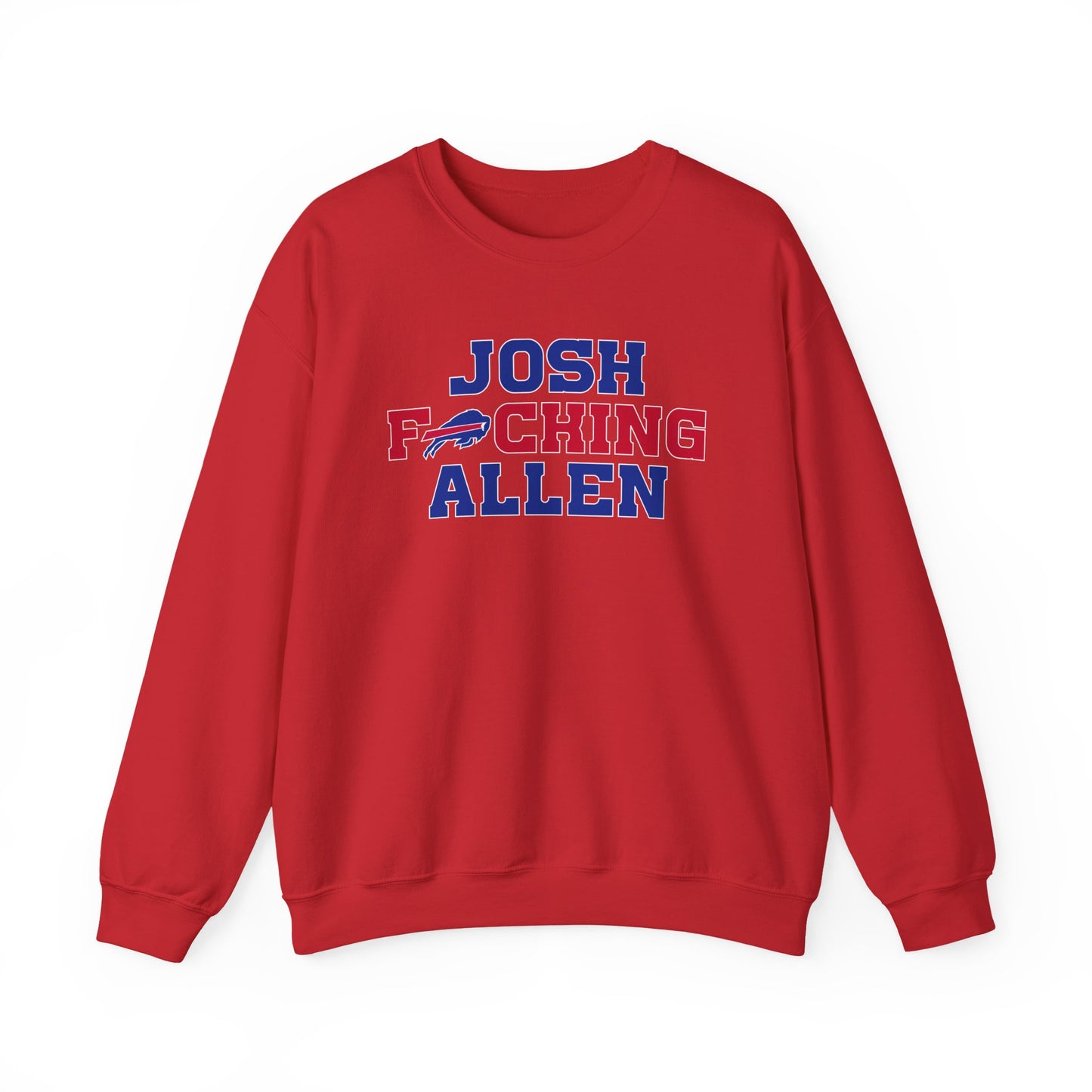 Josh Freaking Allen Bills Mafia #17 Buffalo Bills Football Crewneck Sweatshirt