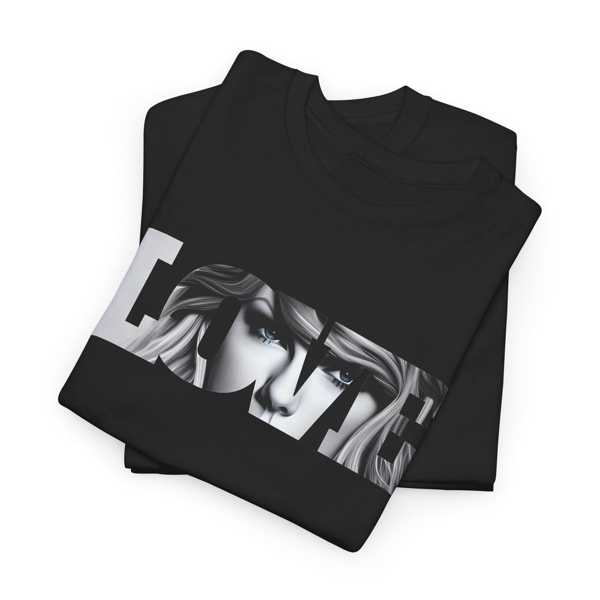 LOVE Graphic Tee – Romantic Black T-Shirt