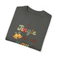 Jingle All the Way Groovy Retro Christmas Tshirt