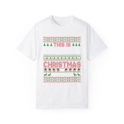 This is my Ugly Christmas Sweater Santa Tshirt