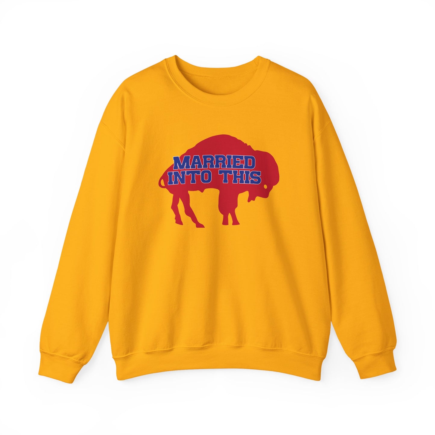 Married Into This Bills Mafia Buffalo Bills Football Crewneck Sweatshirt