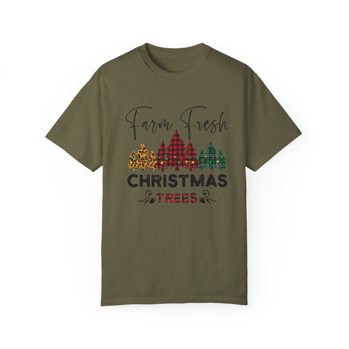 Farm Fresh Plaid Christmas Trees TeeShirt