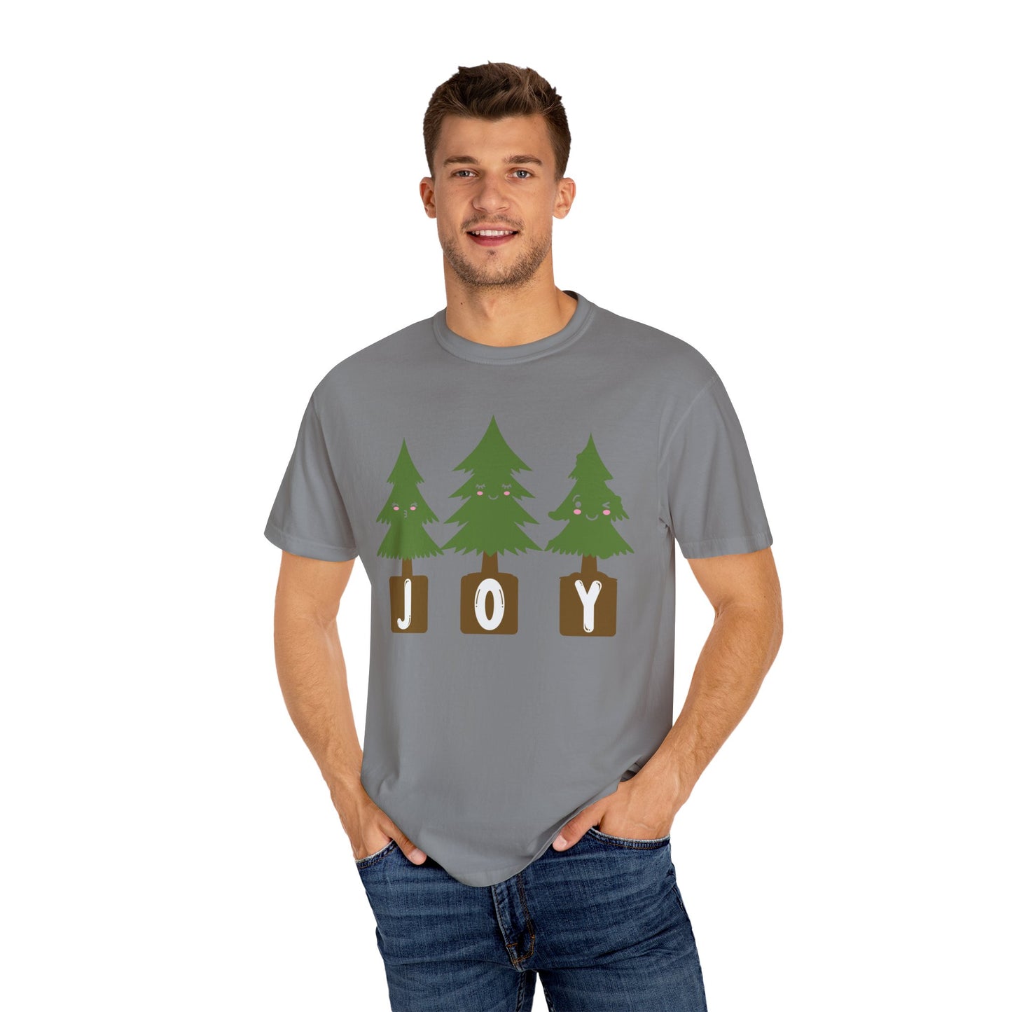 Joy Christmas Trees Cute Christmas Tshirt