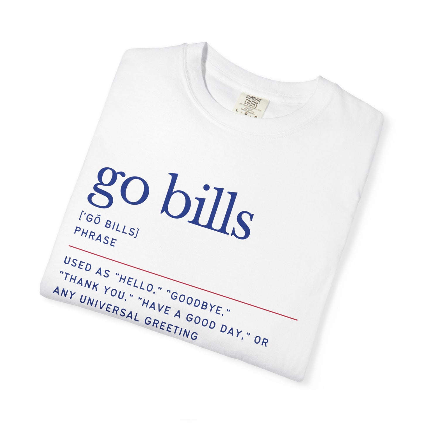 Go Bills Phonetic Spelling Definition Buffalo Bills Football Tshirt