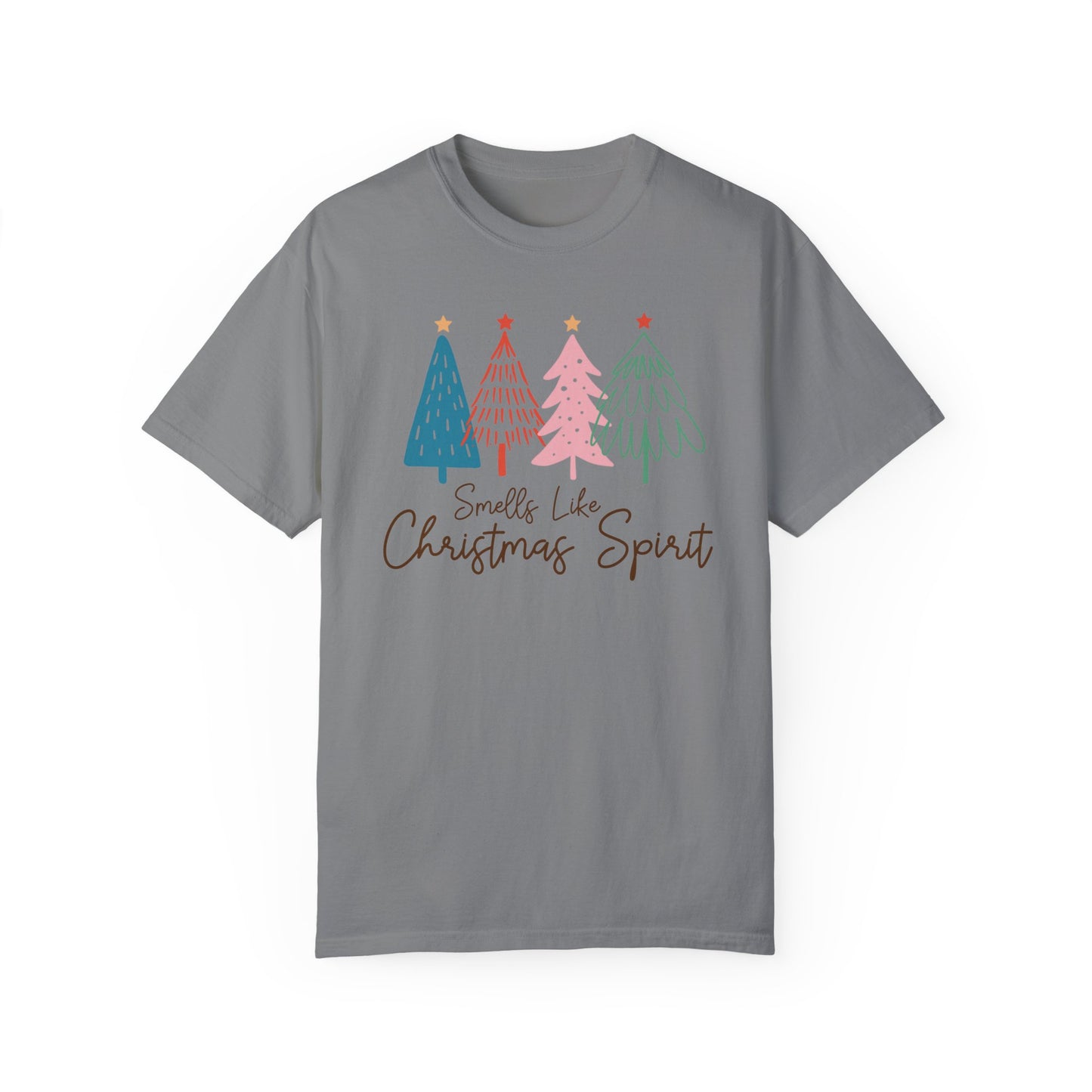 Smells Like Christmas Spirit Xmas Tree Tshirt