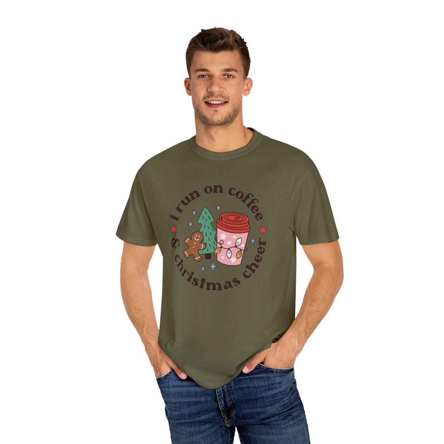 I Run on Coffee & Christmas Cheer Tshirt