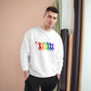 Womens Basketball Rainbow Silhouette Shooter Pride Crewneck Sweatshirt