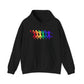 Womens Basketball Rainbow Silhouette Shooter Pride Hooded Sweatshirt