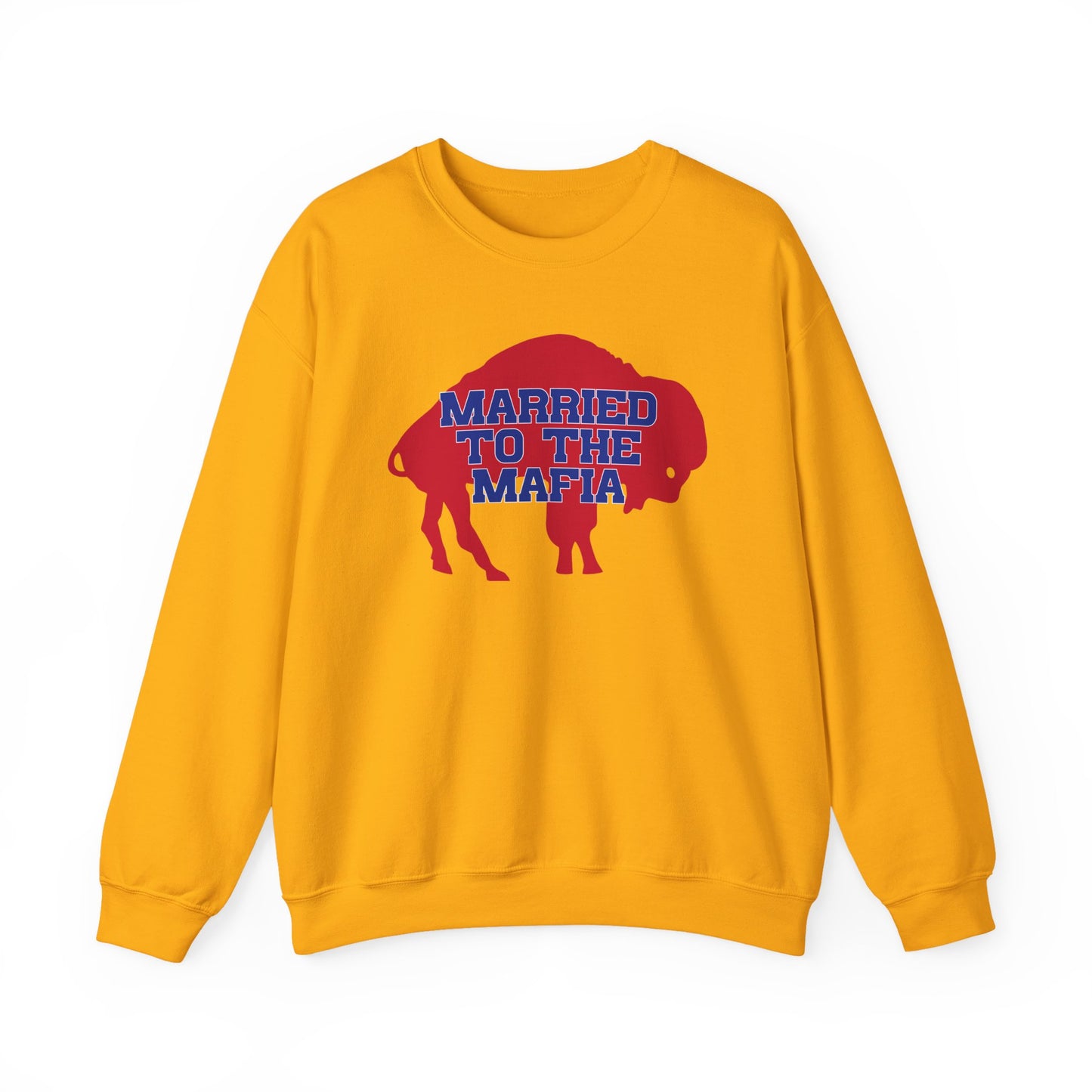 Married to the Mafia Buffalo Bills Football Crewneck Sweatshirt