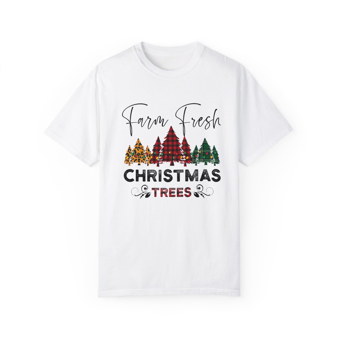 Farm Fresh Plaid Christmas Trees TeeShirt