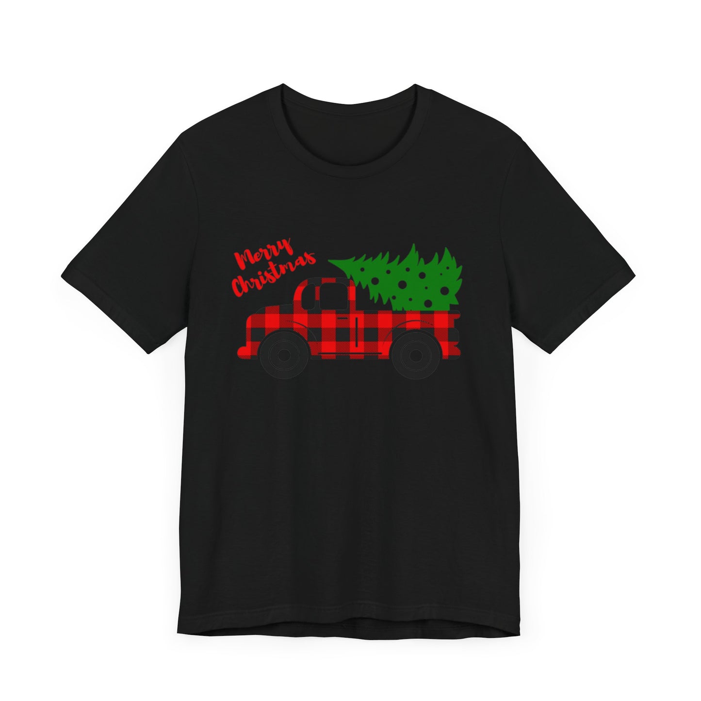 Merry Christmas Truck Retro Tshirt