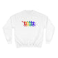 Womens Basketball Rainbow Silhouette Shooter Pride Crewneck Sweatshirt