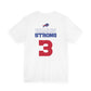 Be Like Three Hamlin Strong Solid #3 Red Buffalo Bills Tshirt