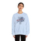 Be Like #3 Damar Hamlin Black Outline Buffalo Bills Logo Crewneck Sweatshirt