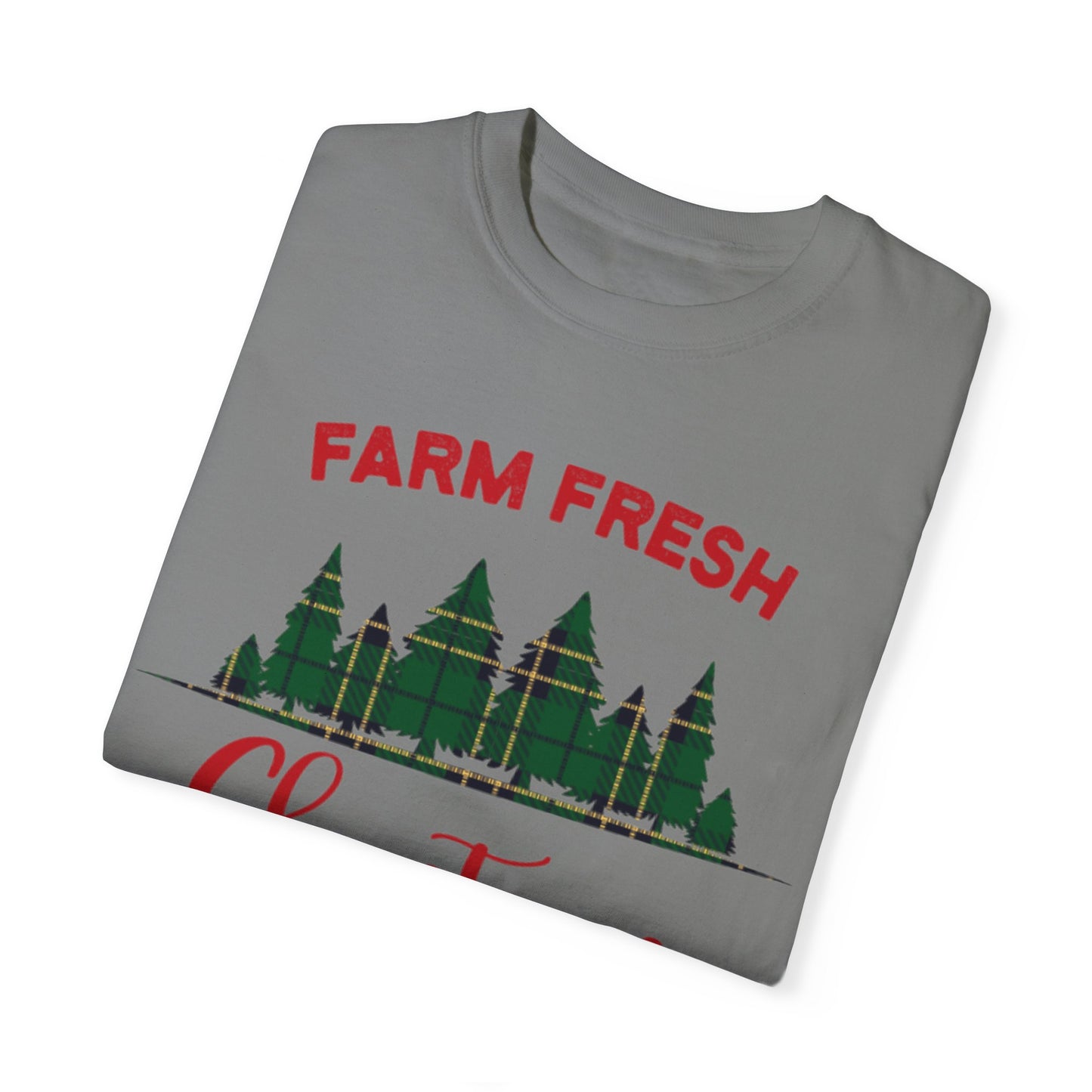 Plaid Farm Fresh Christmas Trees Tshirt