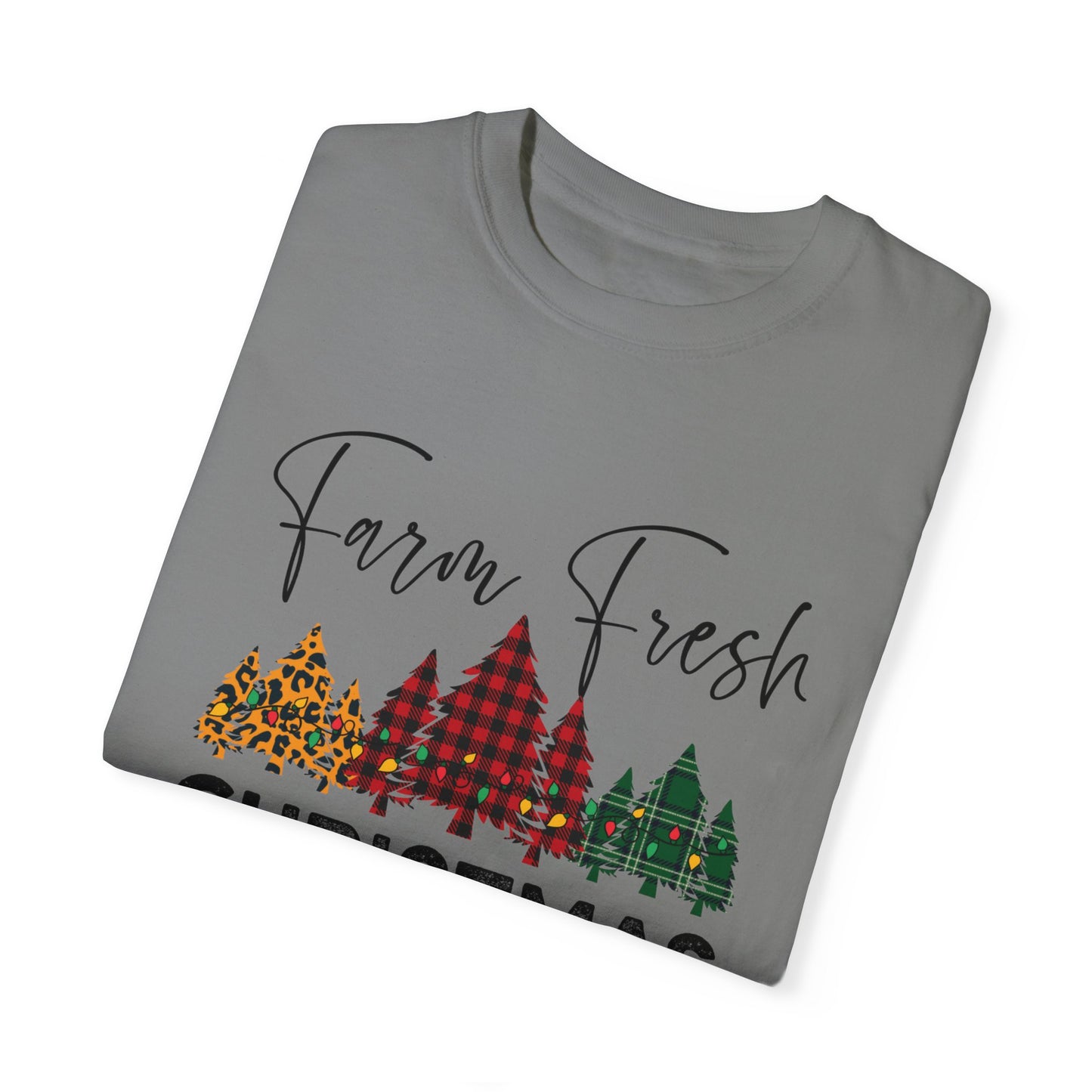 Farm Fresh Plaid Christmas Trees TeeShirt