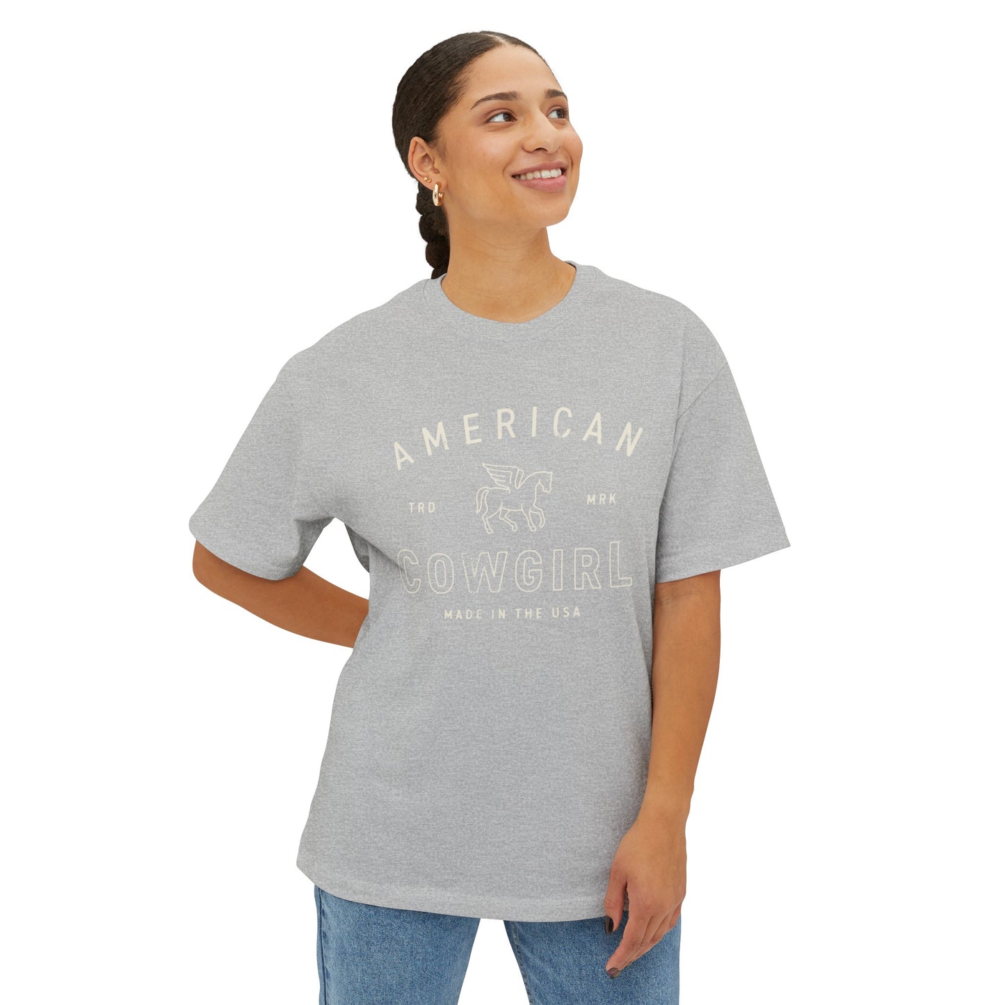 American Cowgirl Simple Country Tshirt Western Themed Horse Unisex Tshirt