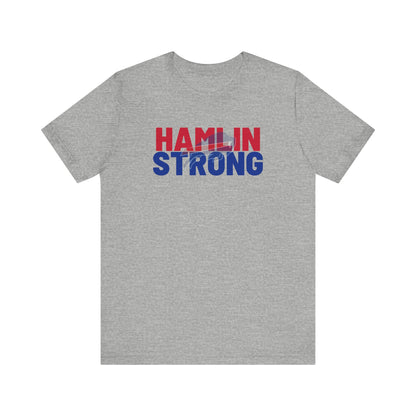 Hamlin Strong Damar Hamlin Buffalo Bills Logo #3 Unisex Jersey Short Sleeve Tee