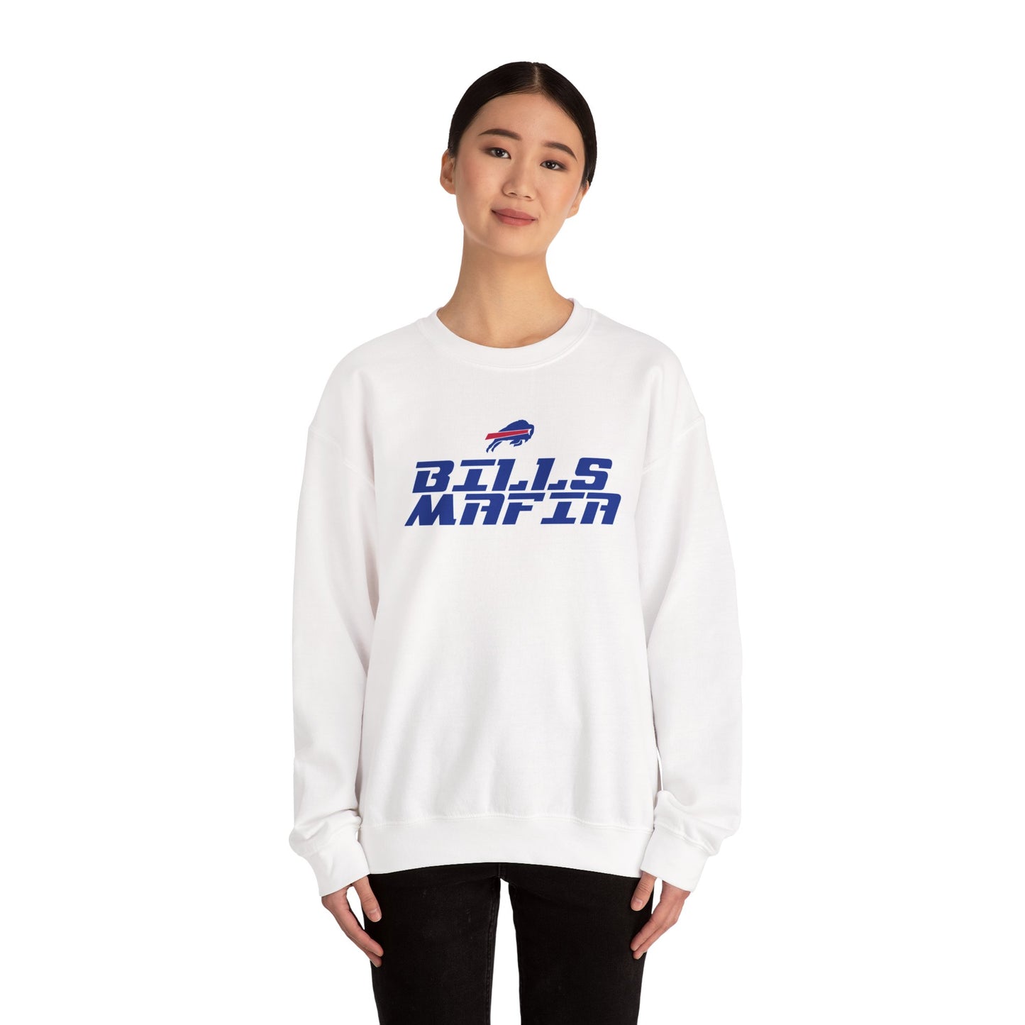 Buffalo Bills Football Bills Mafia NFL Redzone Font Crewneck Sweatshirt