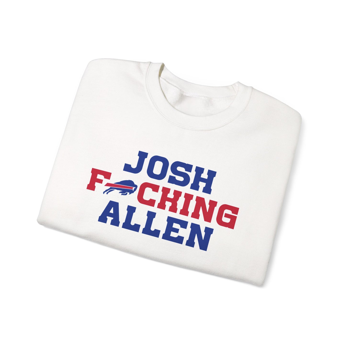 Josh Freaking Allen Bills Mafia #17 Buffalo Bills Football Crewneck Sweatshirt