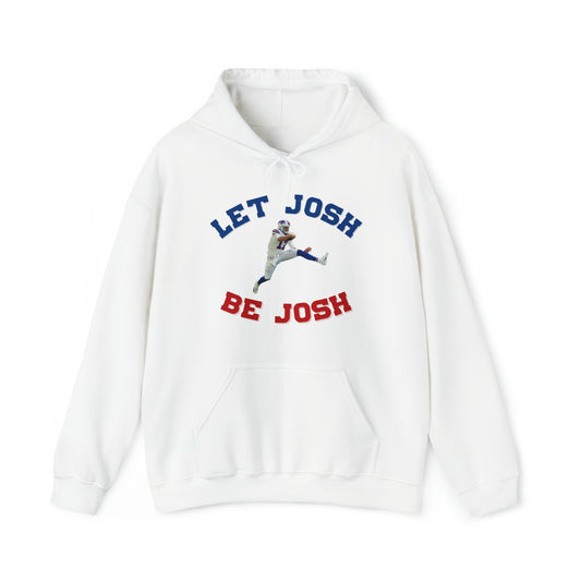 Let Josh Be Josh Hurdling Buffalo Bills Football Bills Mafia Josh Allen 17 Hooded Sweatshirt