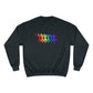 Womens Basketball Rainbow Silhouette Shooter Pride Crewneck Sweatshirt