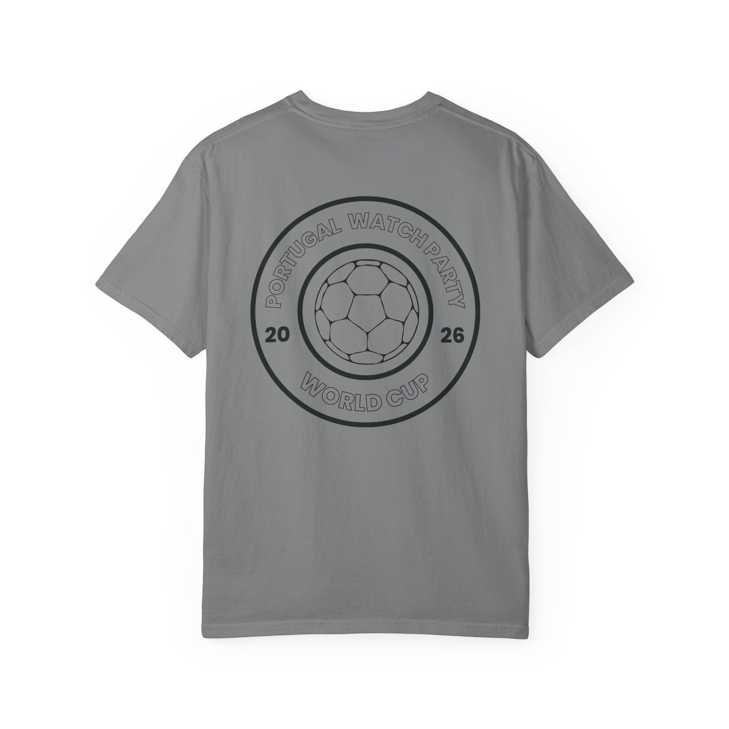 Portugal World Cup 2026 Watch Party T-Shirt | Soccer Fan Tee | Unisex (chest patch style)