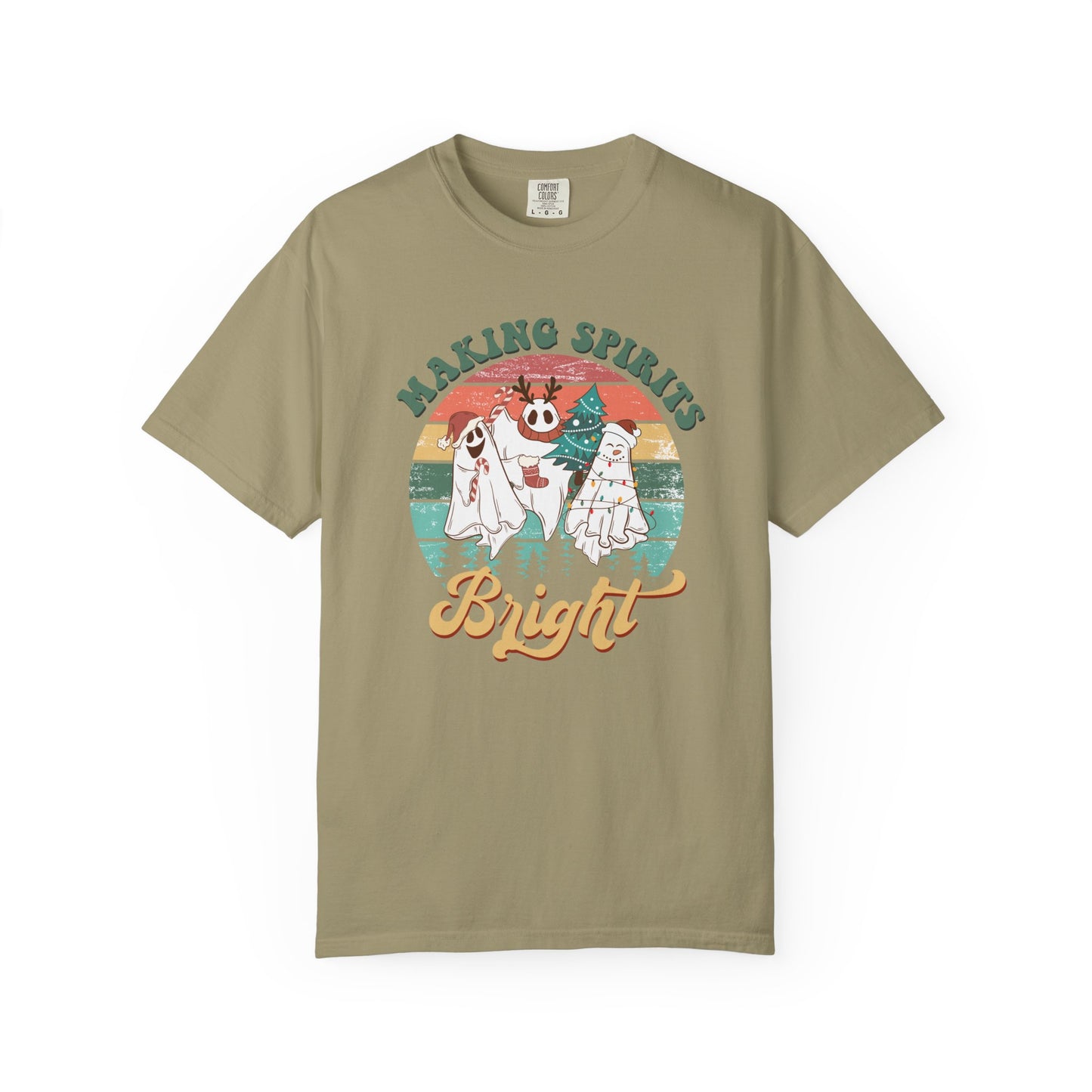 Making Spirits Bright Christmas Ghosts TeeShirt