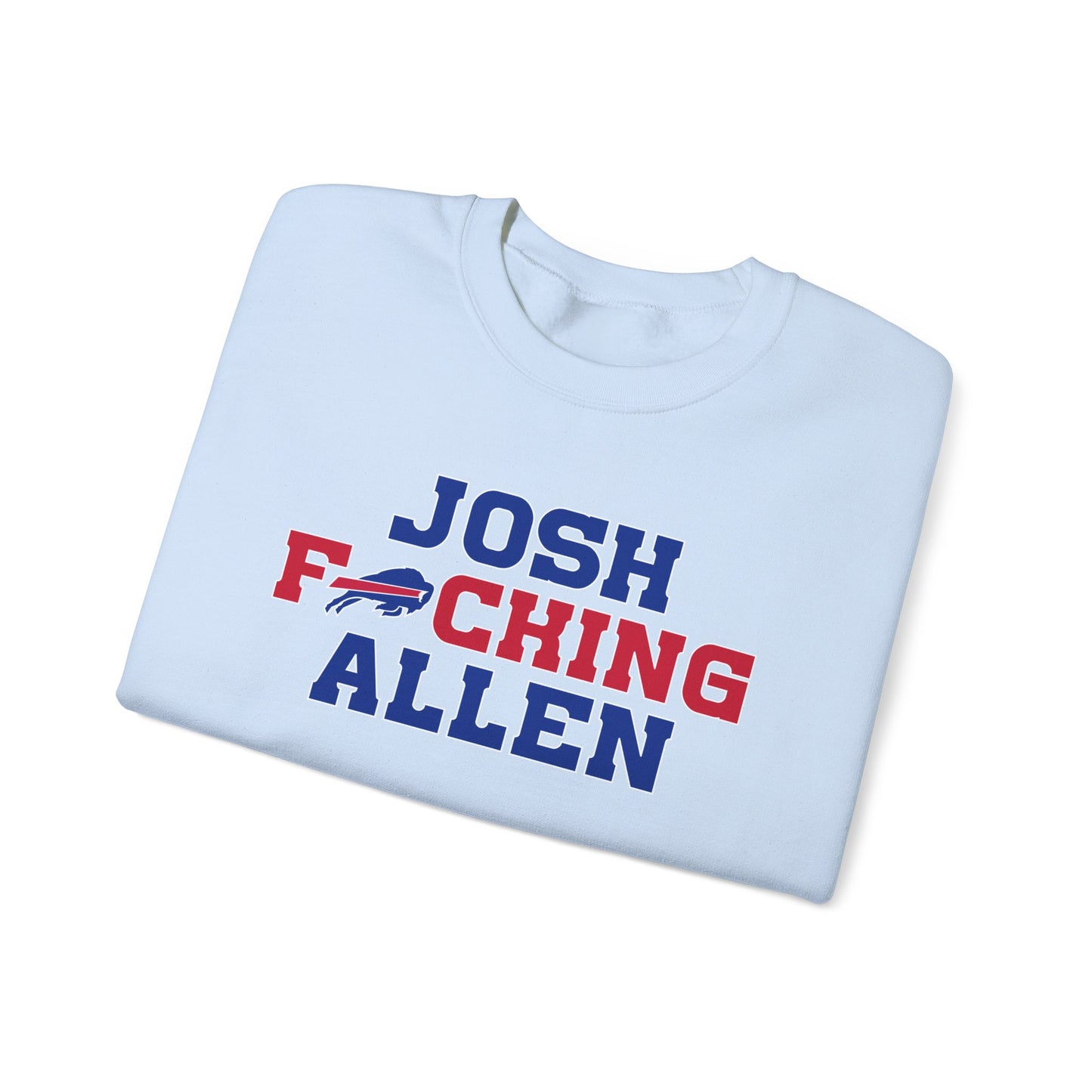 Josh Freaking Allen Bills Mafia #17 Buffalo Bills Football Crewneck Sweatshirt
