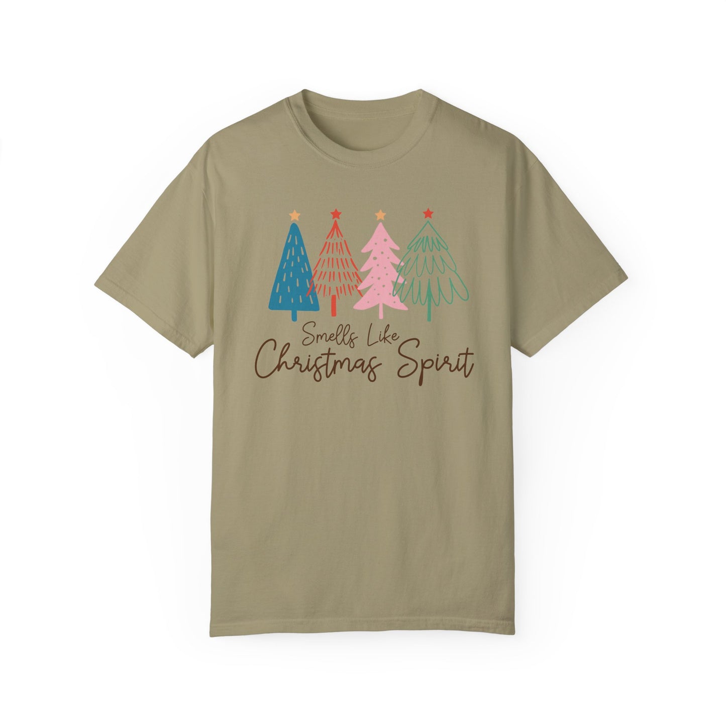 Smells Like Christmas Spirit Xmas Tree Tshirt