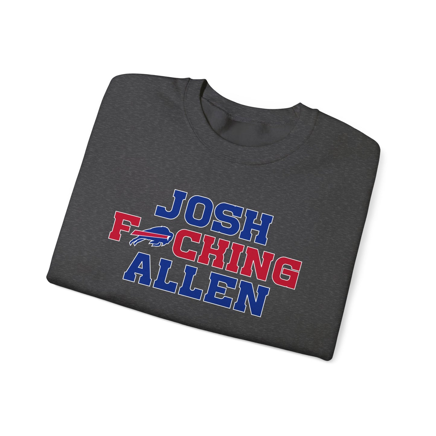 Josh Freaking Allen Bills Mafia #17 Buffalo Bills Football Crewneck Sweatshirt