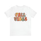 Fall Vibes Retro Design Short Sleeve Tshirt