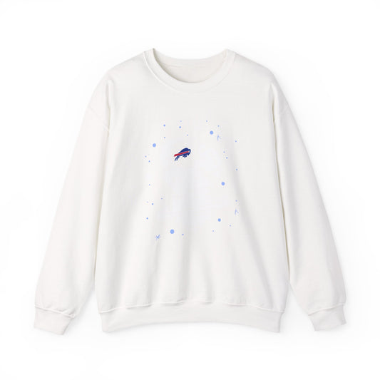 Cool Buffalo Bills Spaceman Astronaut Crewneck Sweatshirt