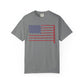 USA Hockey American Flag T-Shirt – Patriotic Ice Hockey Graphic Tee – Team USA Red White Blue Short Sleeve Fan Shirt