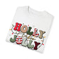 Holly Jolly Vibes with Lights Christmas Tshirt