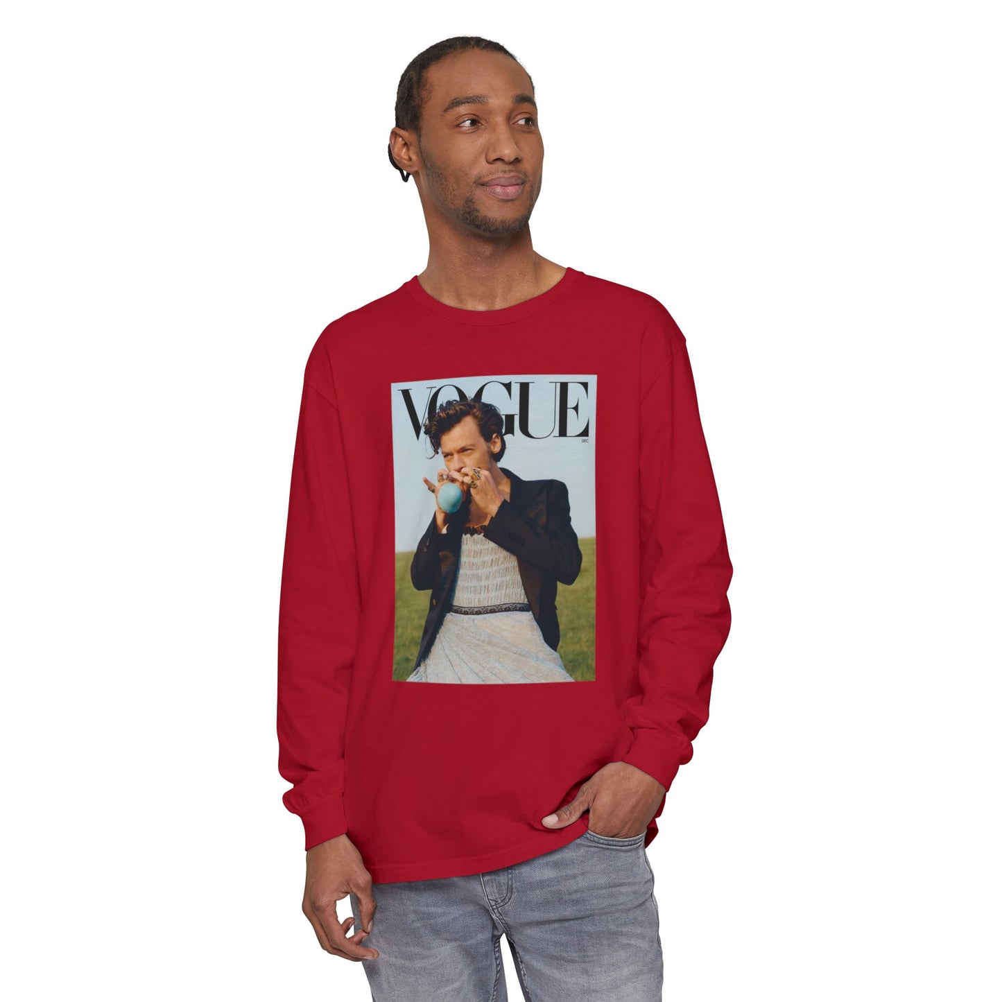 Harry Styles Long Sleeve T-Shirt – Rare Fan Merch, Ultra Soft, Must-Have for Stylers