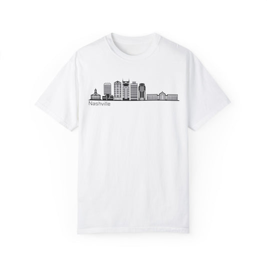 Simple Nashville Minimalist Skyline Tshirt