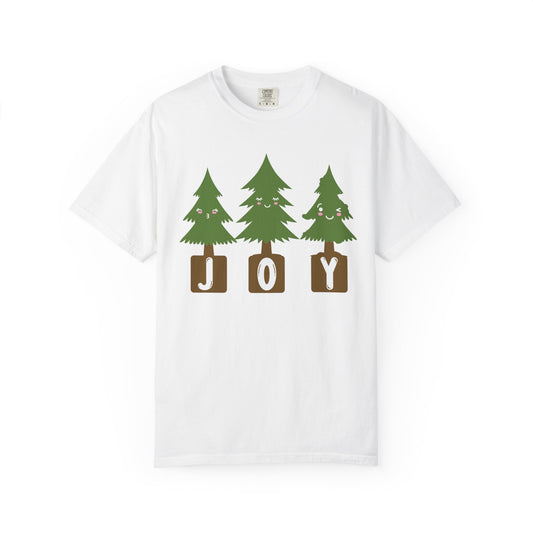 Joy Christmas Trees Cute Christmas Tshirt