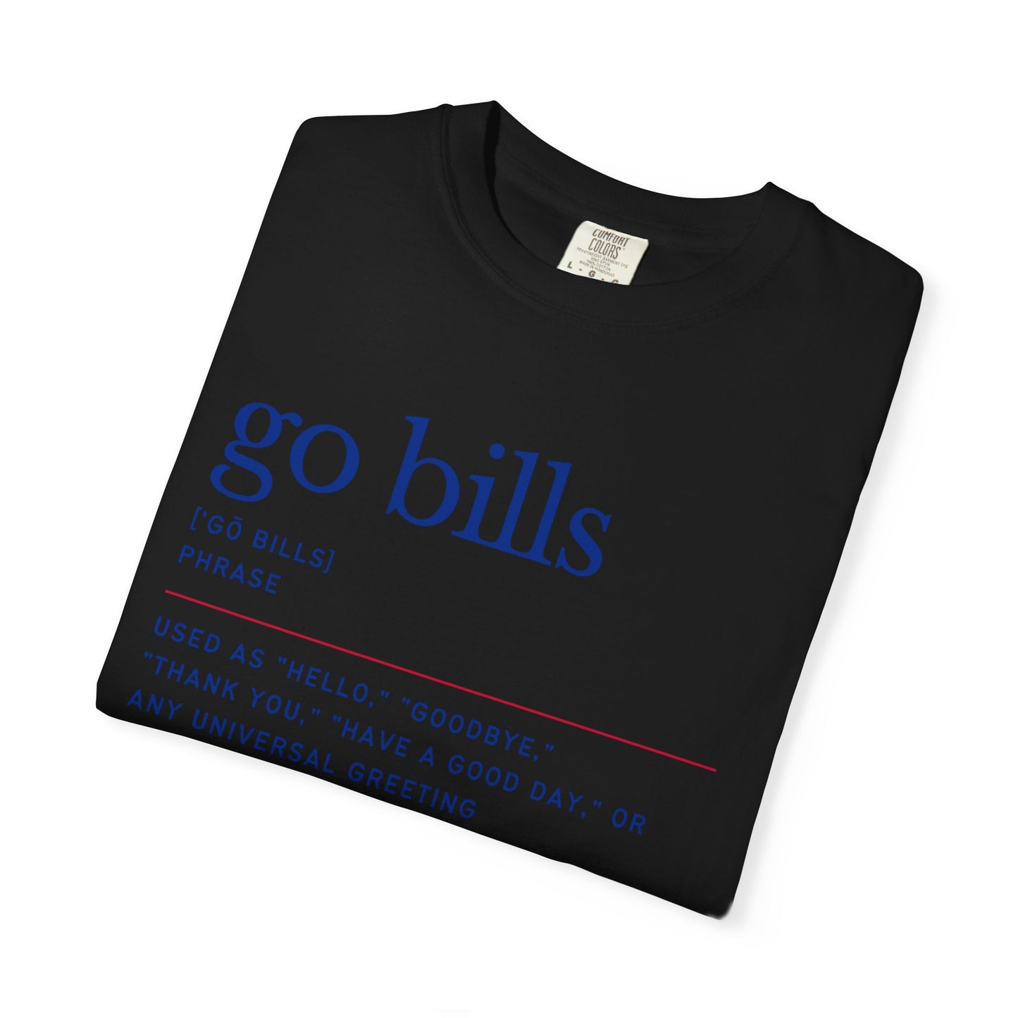 Go Bills Phonetic Spelling Definition Buffalo Bills Football Tshirt