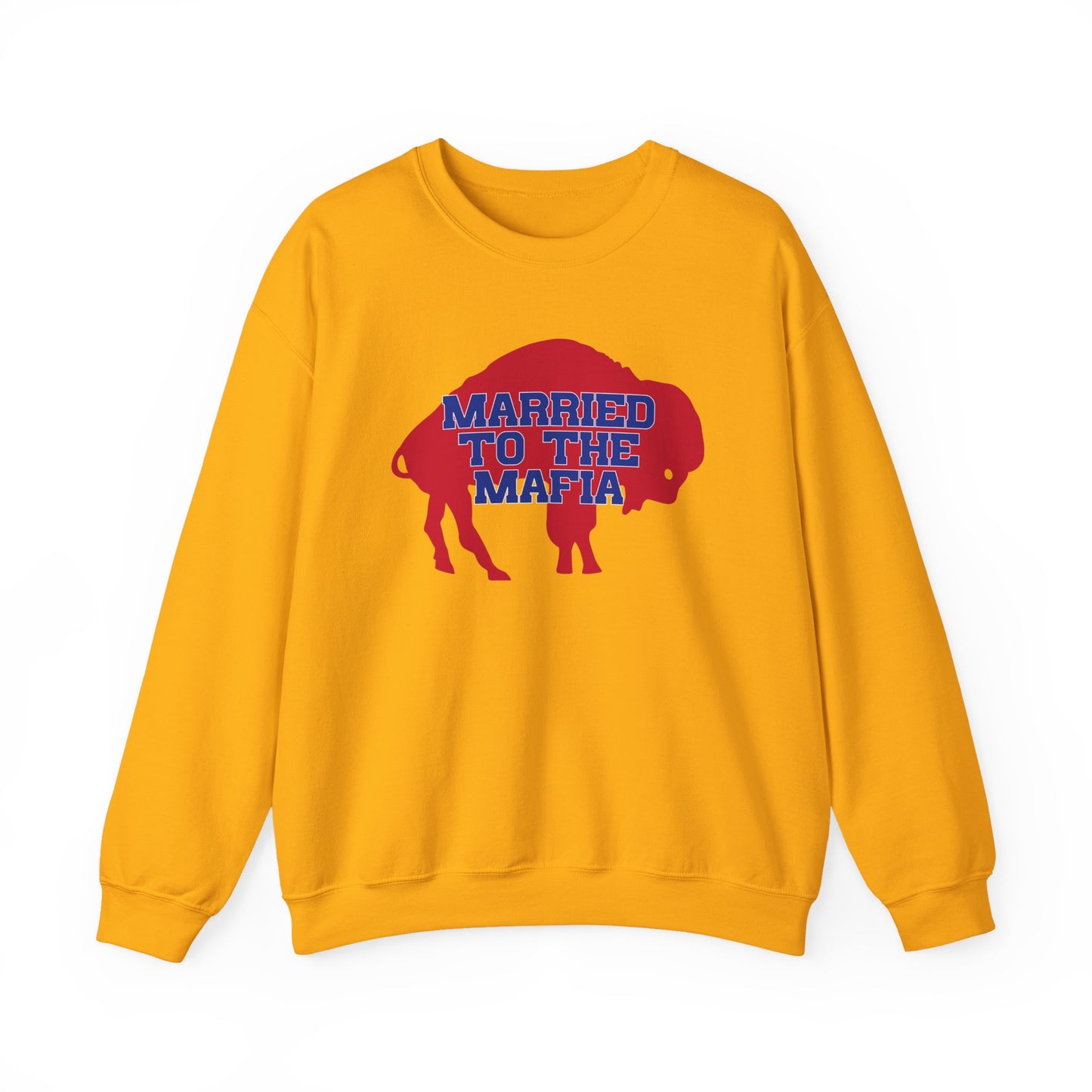 Married to the Mafia Buffalo Bills Football Crewneck Sweatshirt
