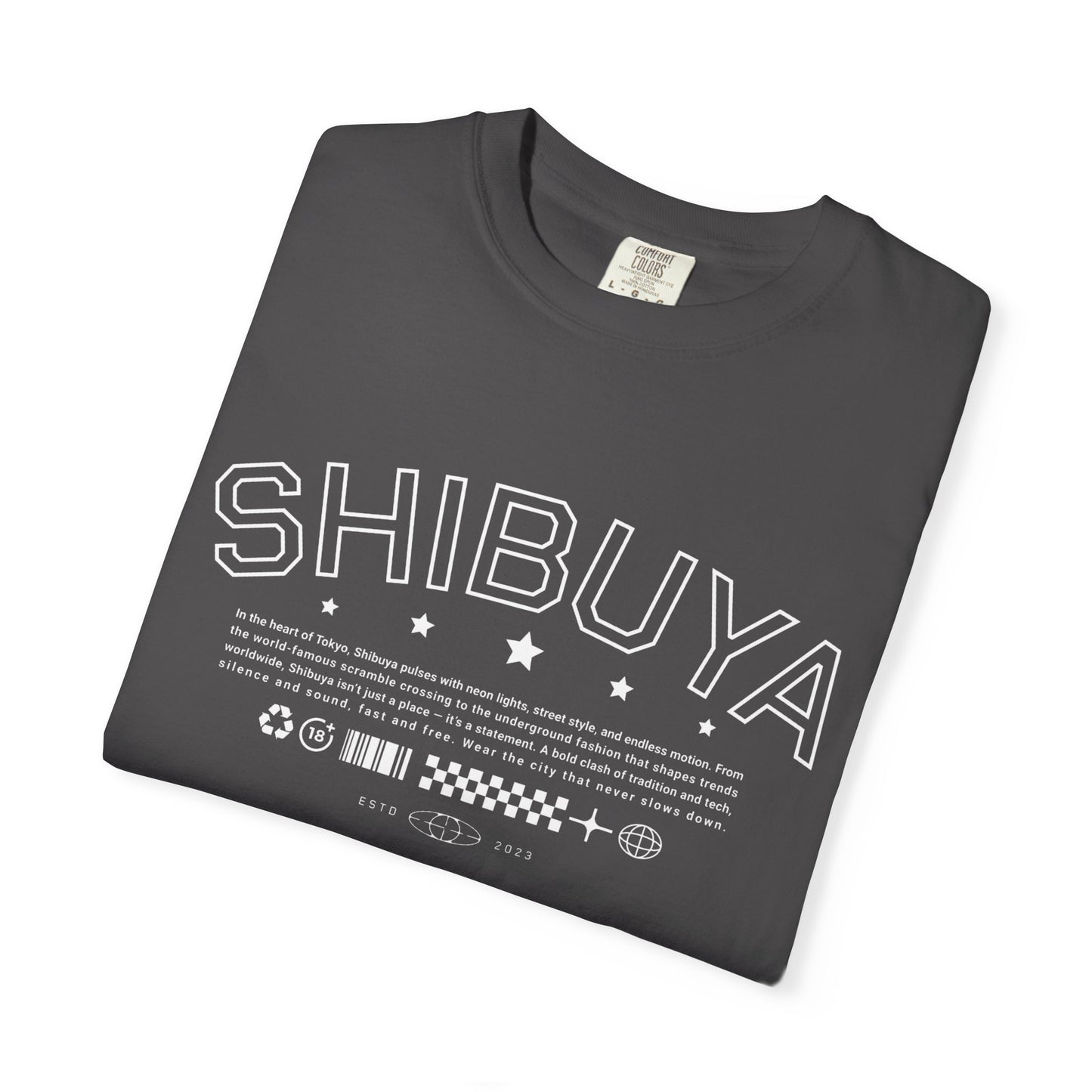 Harajuku Shibuya Tokyo Japan Graphic T-Shirt – Japanese Streetwear Short Sleeve Tee – Anime Aesthetic Urban Fashion Top